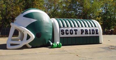 inflatable football tunnel