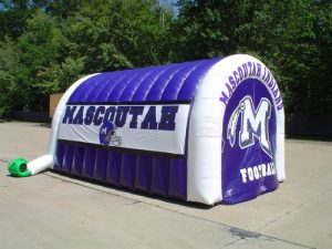 football tunnel inflatable